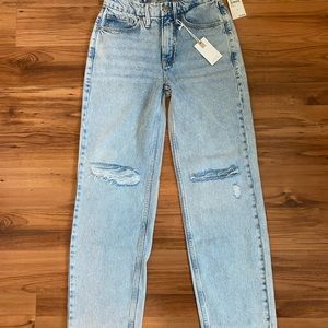 NWT Good American Good 90s Jeans in Blue542 00-24